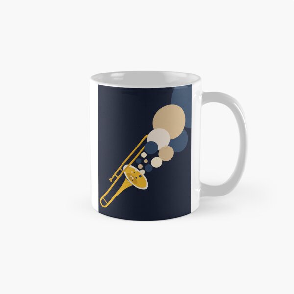 Item preview, Abstract Trombone Music Art | Bauhaus Jazz Print | Mid-Century Modern Brass Instrument Print | Minimalist Geometric Decor designed and sold by Studio pod Burom.