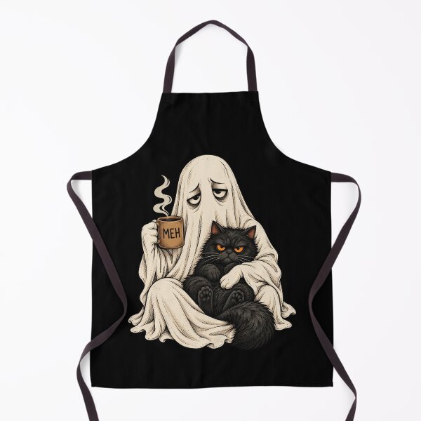 Item preview, Ghost Cat Coffee Meh designed and sold by anapldv.