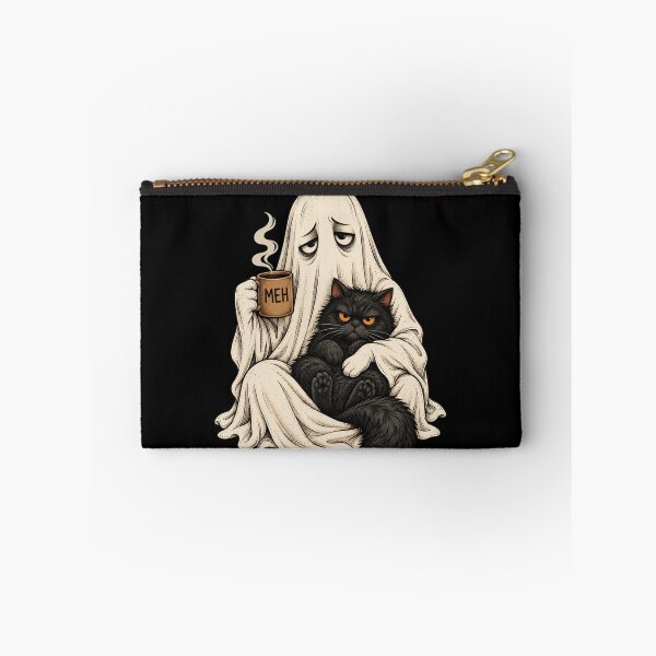 Item preview, Ghost Cat Coffee Meh designed and sold by anapldv.