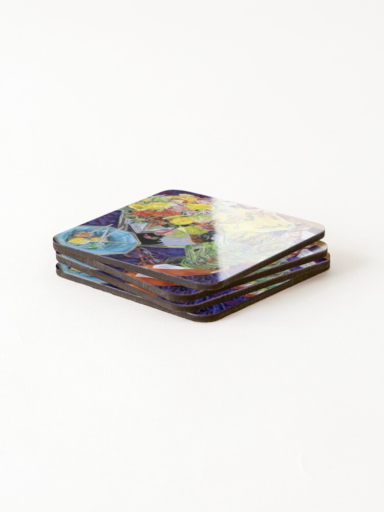Thumbnail 4 of 5, Coasters (Set of 4), Janet Fish designed and sold by Rohyadalim.