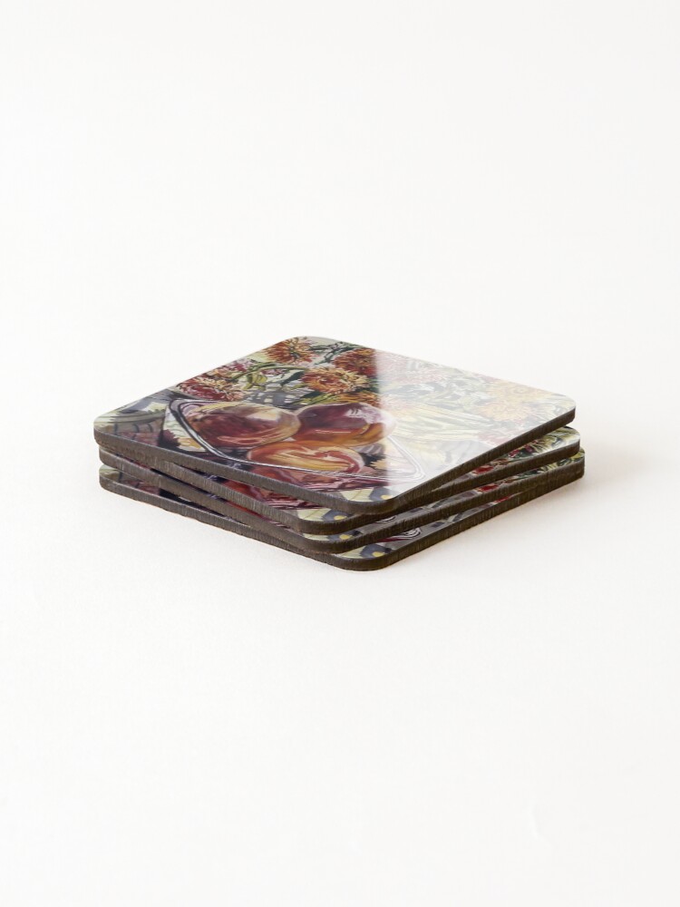 Thumbnail 4 of 5, Coasters (Set of 4), Janet Fish designed and sold by Rohyadalim.