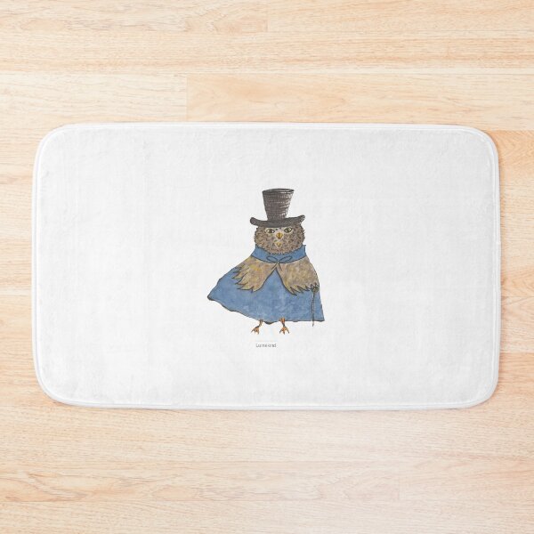 Item preview, Dapper Owl in Top Hat | Whimsical Watercolor Woodland Gentleman (Wall Art & Gifts) designed and sold by lumekind.