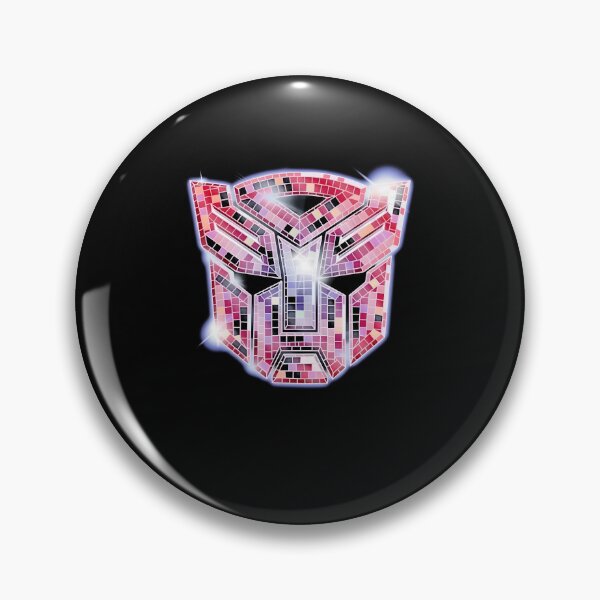 Item preview, Transformers Autobot Logo Disco Mosaic Cyberpunk Fan designed and sold by Mind-Drift.
