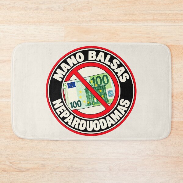 Item preview, ⭐ MY VOTE IS NOT FOR SALE ⭐ - EUR - EURO - LITHUANIAN - MANO BALSAS NEPARDUODAMAS designed and sold by WheelieGdArt.