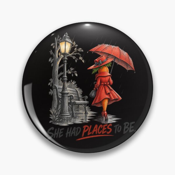 Item preview, She Had Places to Be – Mysterious Carrot in the Rain designed and sold by Tadeusz1.