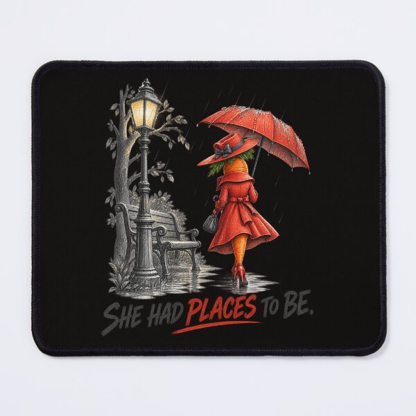 Item preview, She Had Places to Be – Mysterious Carrot in the Rain designed and sold by Tadeusz1.