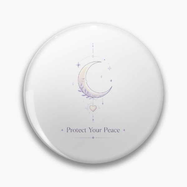 Item preview, Protect Your Peace Crescent Moon | Celestial Self Care Quote designed and sold by dreamz-world.