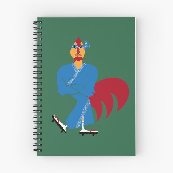 Item preview, Japanese chef rooster in Blue designed and sold by UVAART.