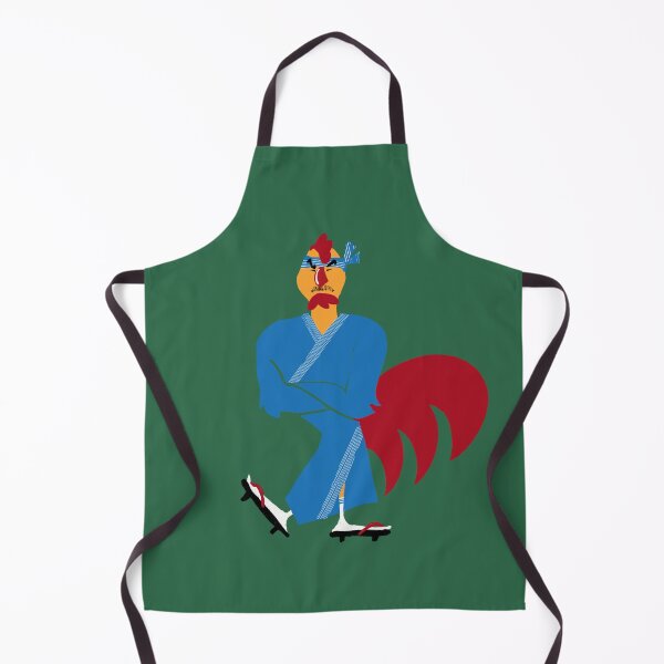 Item preview, Japanese chef rooster in Blue designed and sold by UVAART.