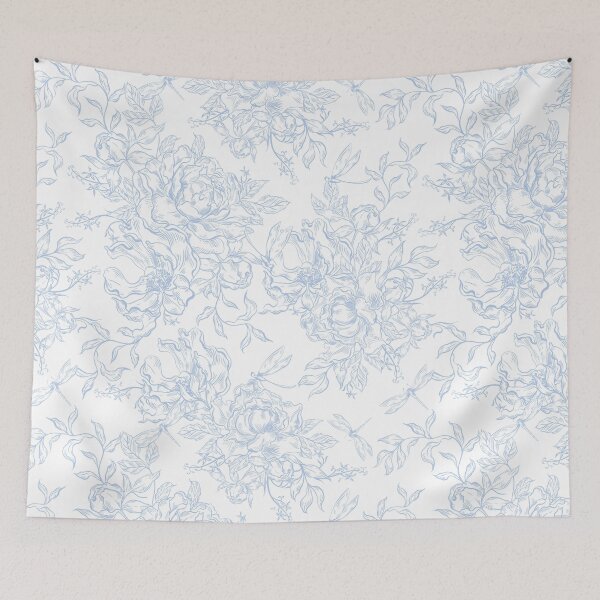 Item preview, Midnight Botanical Dragonfly Garden designed and sold by VibnWalls.
