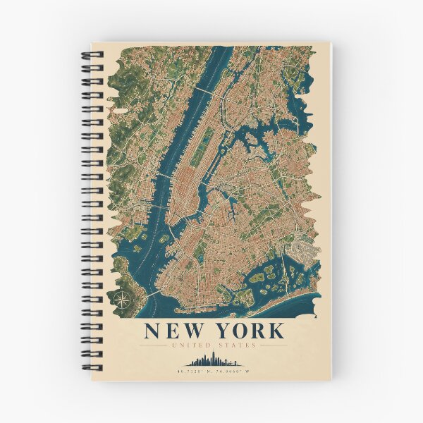 Item preview, New York City Minimalist Map designed and sold by Furflix.