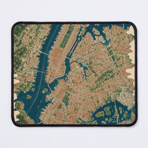 Item preview, New York City Minimalist Map designed and sold by Furflix.