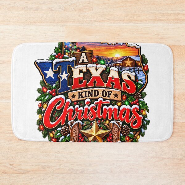Item preview, A Texas Kind Of Christmas Lone Star Western Christmas designed and sold by 198tees.