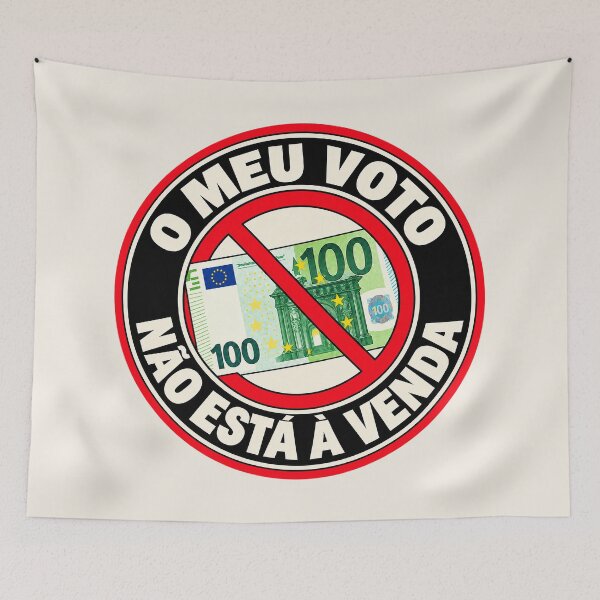 Item preview, ⭐ MY VOTE IS NOT FOR SALE ⭐ - EUR - EURO - PORTUGUESE - O MEU VOTO NÃO ESTÁ À VENDA designed and sold by WheelieGdArt.