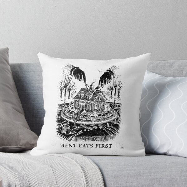 Item preview, Rent Eats First - Vintage Old Money Engraving designed and sold by The Bull Brew.