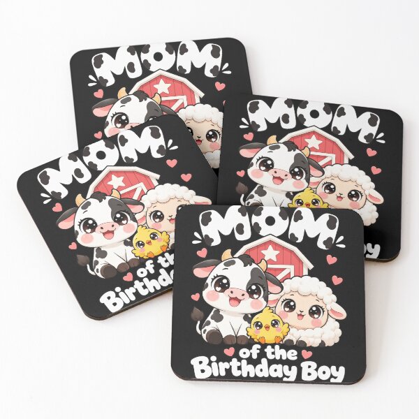 Item preview, Mom of the Birthday Boy Farm Animals designed and sold by anapldv.