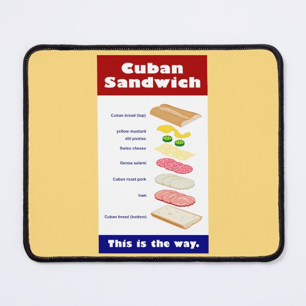 Item preview, Cuban Sandwich Exploded Diagram designed and sold by Karate Octopus.