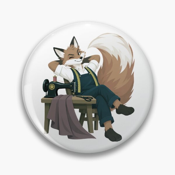 Item preview, Funny Fox Sewing – Vintage Tailoring Humor designed and sold by karamram.