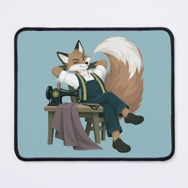Item preview, Funny Fox Sewing – Vintage Tailoring Humor designed and sold by karamram.