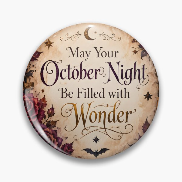 Item preview, May Your October Night Be Filled with Wonder – Gothic Halloween Raven Art designed and sold by blankTeeShirt.