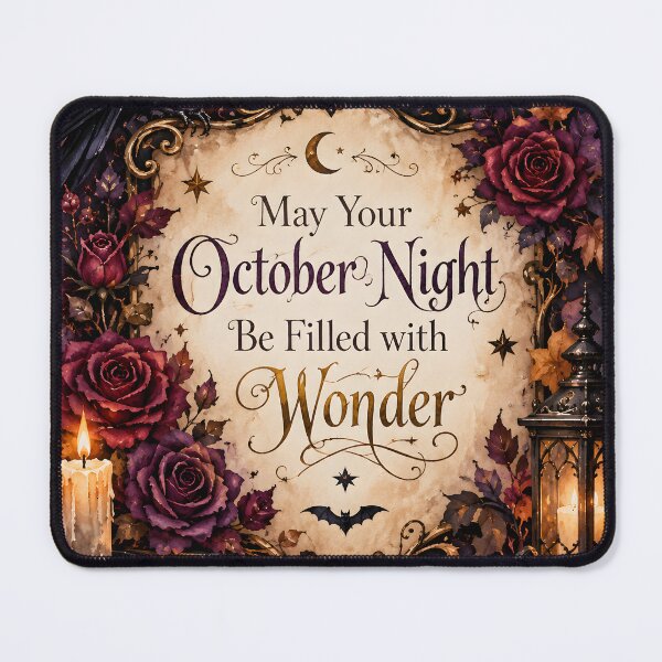 Item preview, May Your October Night Be Filled with Wonder – Gothic Halloween Raven Art designed and sold by blankTeeShirt.