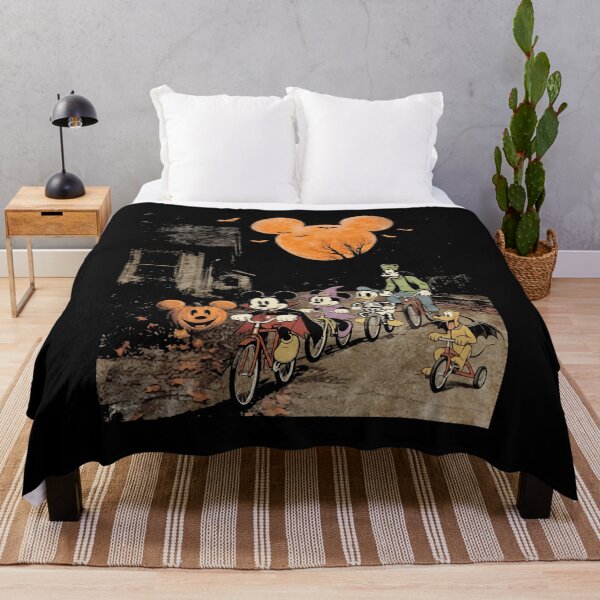 Item preview, Vintage Cartoon Friends Halloween Bicycle Ride designed and sold by Shoaibstudio.