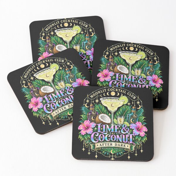 Item preview, Moonlit Lime & Coconut Cocktail Club designed and sold by anapldv.