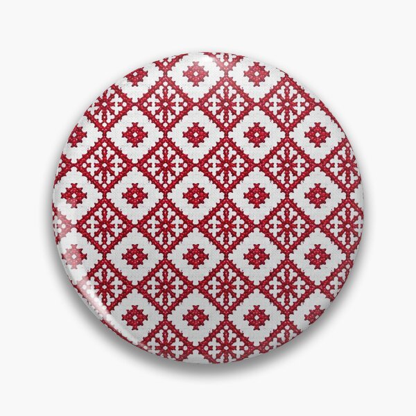 Item preview, Palestinian Folk Embroidery Geometric Pattern Notebook designed and sold by BrainCurves.