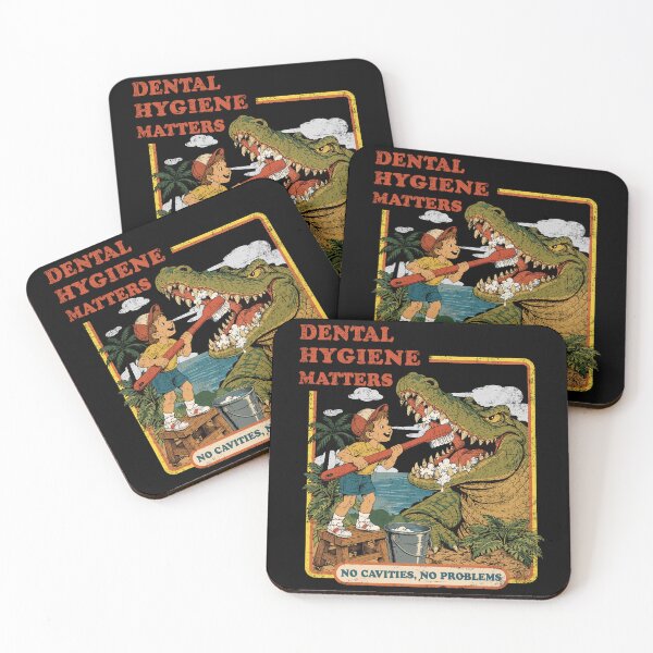 Item preview, Funny Crocodile Dental Hygiene designed and sold by Moody Critters.