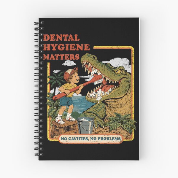 Item preview, Funny Crocodile Dental Hygiene designed and sold by Moody Critters.