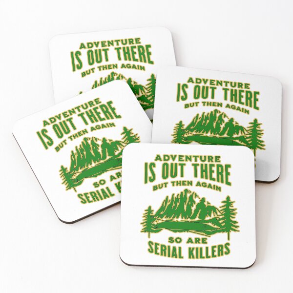 Item preview, ADVENTURE - SERIAL KILLERS (GREEN) designed and sold by Pickle Wicked Designs.
