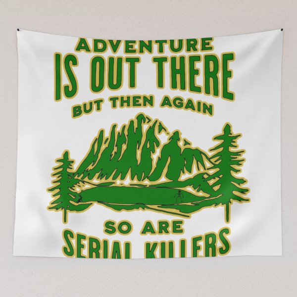 Item preview, ADVENTURE - SERIAL KILLERS (GREEN) designed and sold by Pickle Wicked Designs.