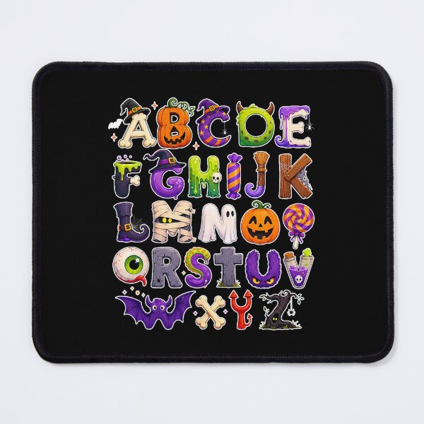 Item preview, Halloween Alphabet ABC Learning for Kids Teachers designed and sold by OddPopARt.