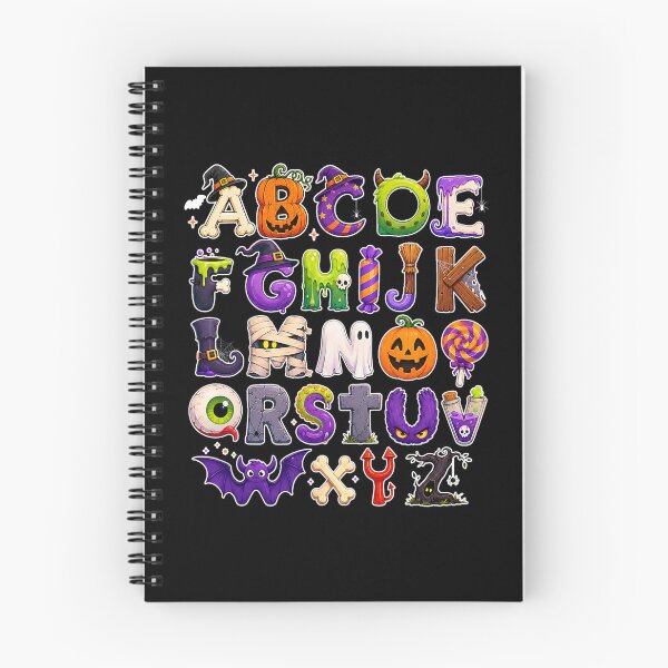 Item preview, Halloween Alphabet ABC Learning for Kids Teachers designed and sold by OddPopARt.