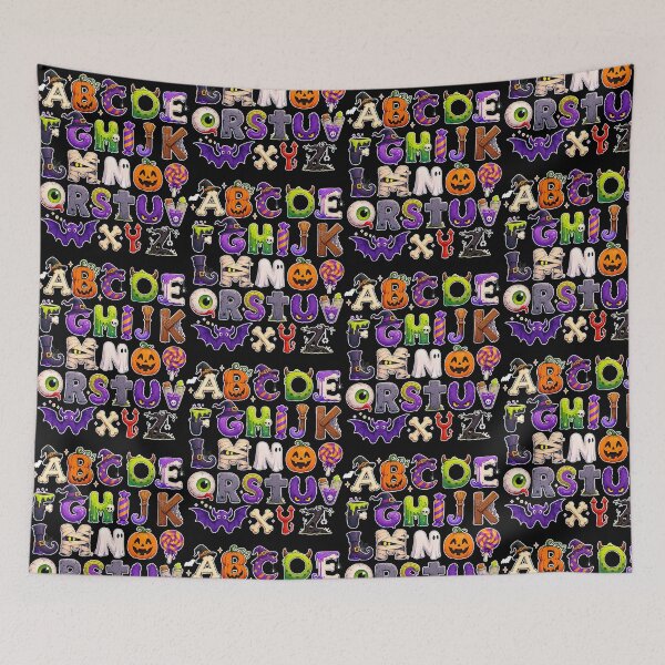 Item preview, Halloween Alphabet ABC Learning for Kids Teachers designed and sold by OddPopARt.