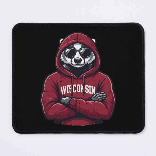 Item preview, Wisconsin Badger Sunglasses State Pride Fan designed and sold by Glow-Paw-Studio.