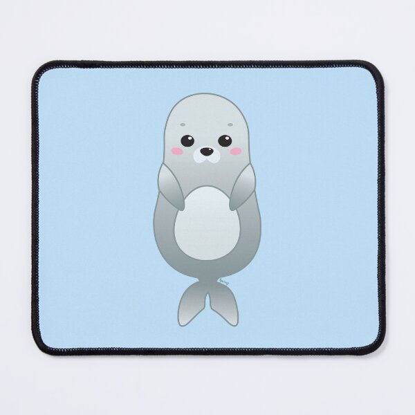 Item preview, Cute Pastel Baby Seal - Kawaii Chibi illustration designed and sold by Agamaji.