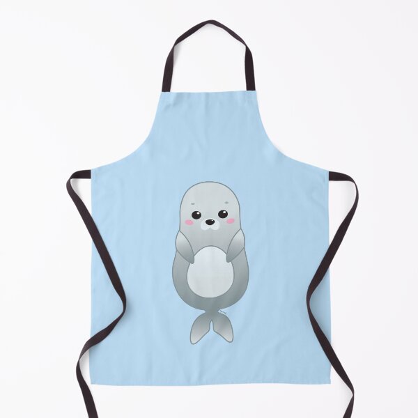 Item preview, Cute Pastel Baby Seal - Kawaii Chibi illustration designed and sold by Agamaji.