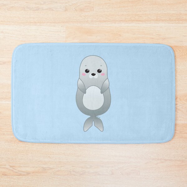 Item preview, Cute Pastel Baby Seal - Kawaii Chibi illustration designed and sold by Agamaji.