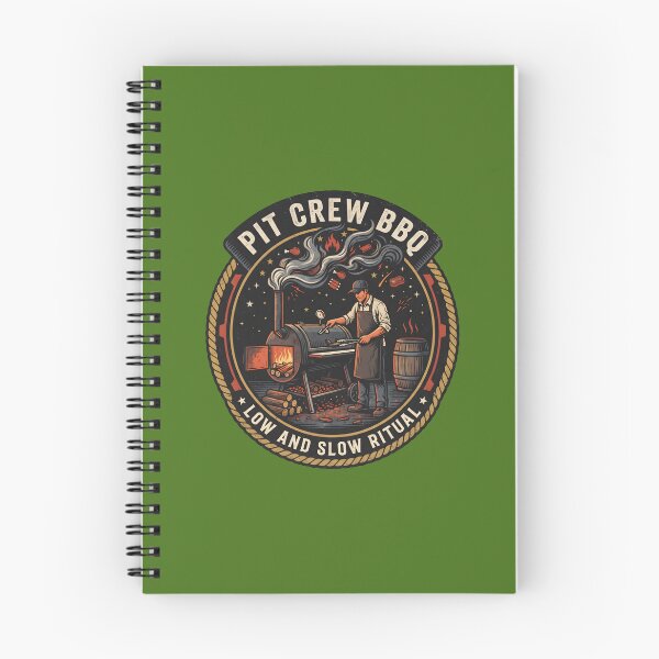 Item preview, Pit Crew BBQ - Low and Slow Ritual Smoker Legend designed and sold by MyHappyArtShop.