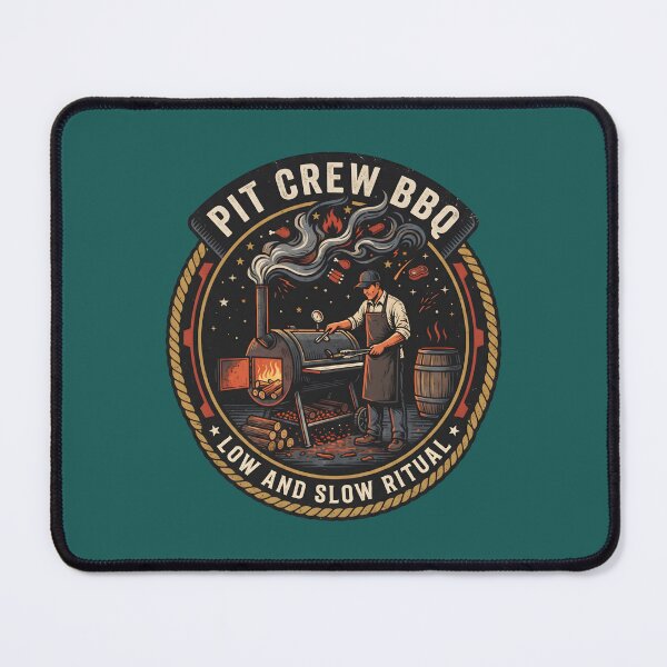 Item preview, Pit Crew BBQ - Low and Slow Ritual Smoker Legend designed and sold by MyHappyArtShop.