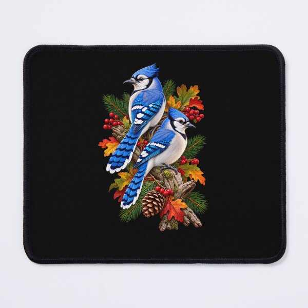 Item preview, Pair of Blue Jays Perched Together designed and sold by RockitBaby.