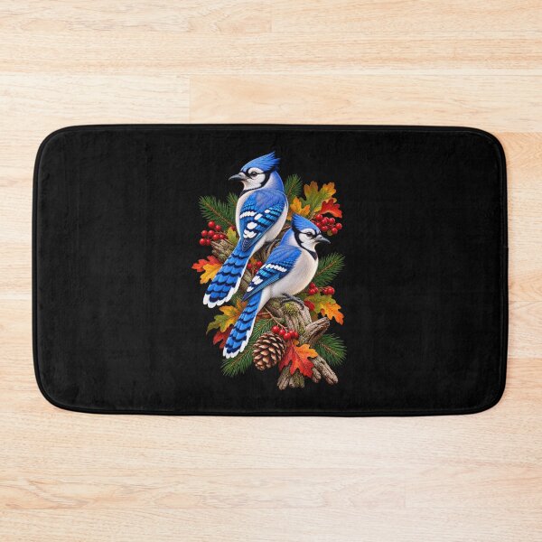 Item preview, Pair of Blue Jays Perched Together designed and sold by RockitBaby.