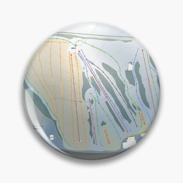Item preview, Ski Dagmar Resort Trail Map designed and sold by Mapsynergy.