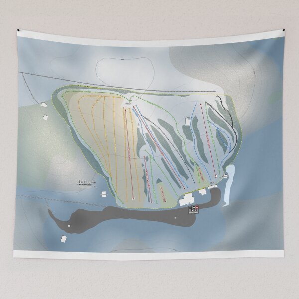 Item preview, Ski Dagmar Resort Trail Map designed and sold by Mapsynergy.