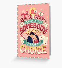 First Choice Greeting Card