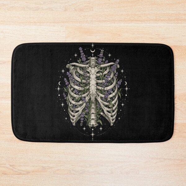 Item preview, Botanical Ribcage with Lavender and Stars designed and sold by anapldv.