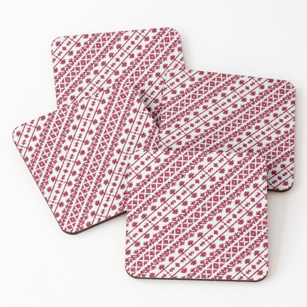 Item preview, Palestinian Embroidery Floral Geometric Folk Pattern designed and sold by BrainCurves.