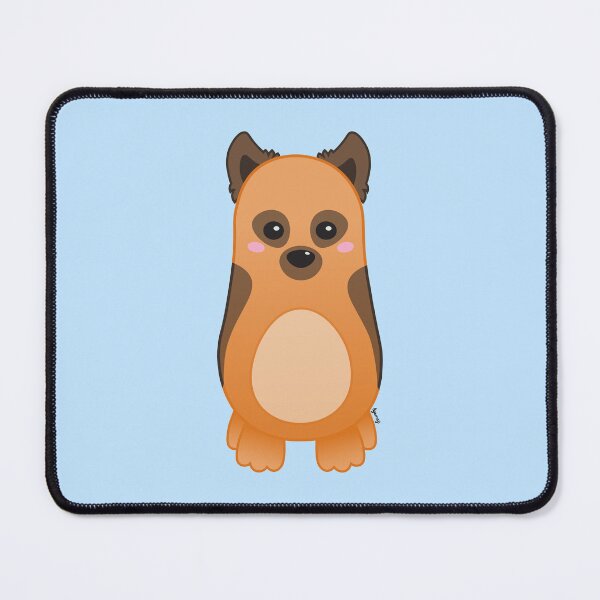 Item preview, Cute Baby German Shepherd Dog - Kawaii Chibi illustration designed and sold by Agamaji.