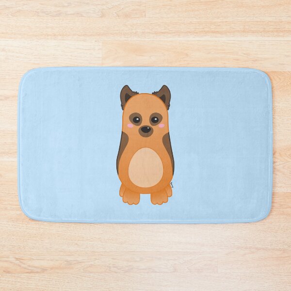 Item preview, Cute Baby German Shepherd Dog - Kawaii Chibi illustration designed and sold by Agamaji.